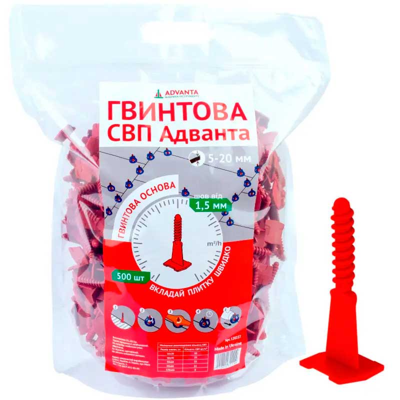 Screw Cap & Clip Tile Levelling System. Clips (500 Pcs)