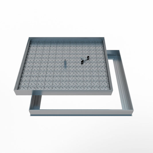 Aluminum floor hatch "Light"