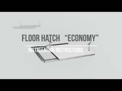 Floor hatch under tiles “Economy”